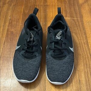 Black and Gray Nike Athletic Sneakers